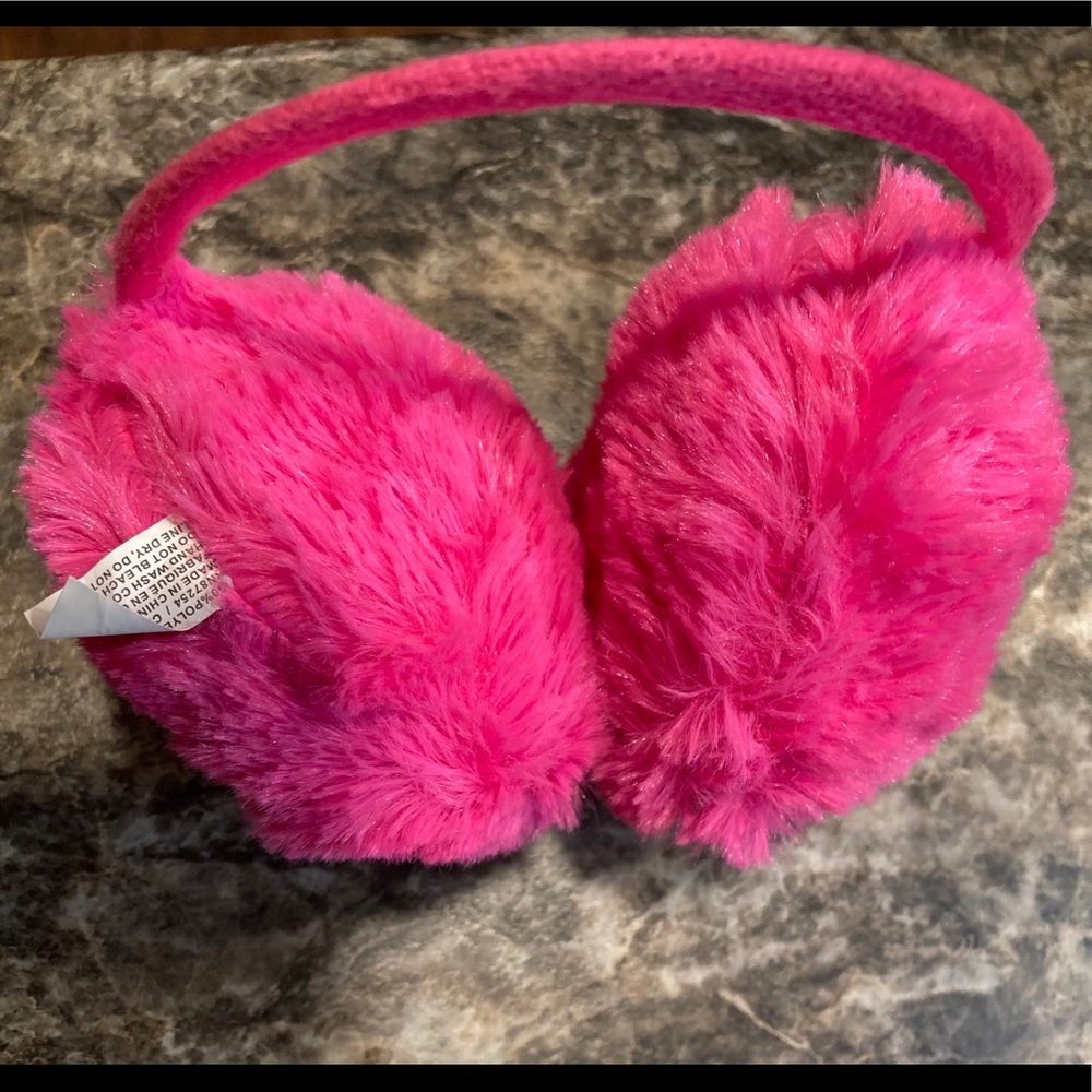 NWT Fluffy Ear Muff Faux Fur Warmers